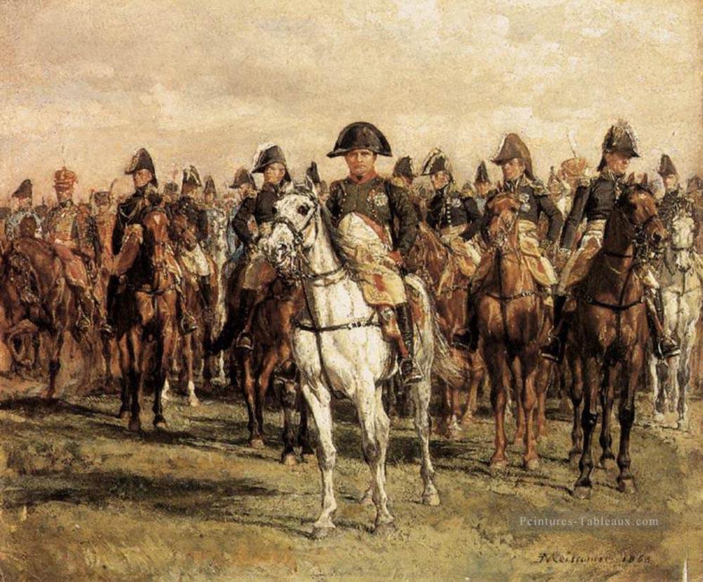 Napoléon et son état major militaire Jean Louis Ernest Meissonier Peintures à l'huile